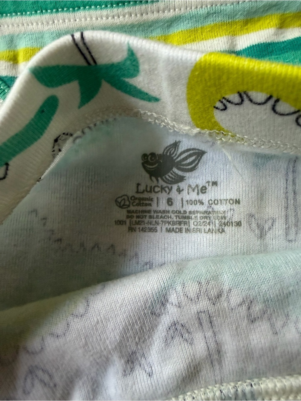 10 pairs of boys lucky & me cotton underwear pre owned size 4/5 boxer briefs - Picture 2 of 6